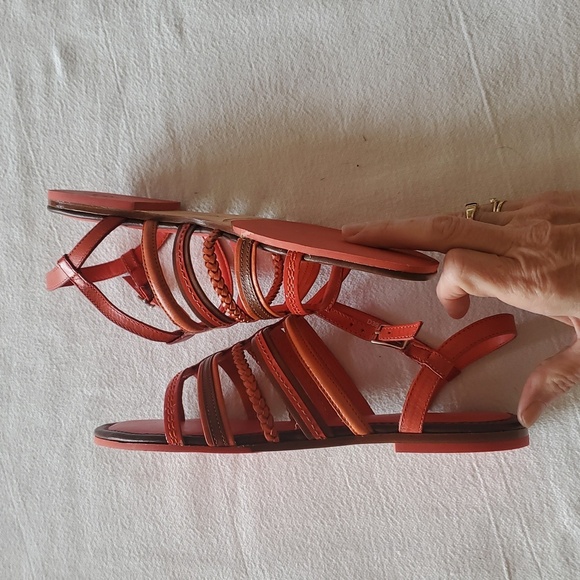 Cole Haan Strappy Thong Adjustable Sz. 7 Sandals - Picture 4 of 8